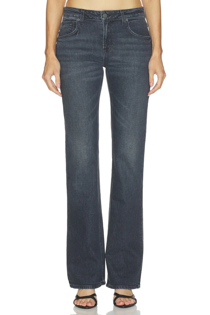 GRLFRND Melanie Low Rise Boot Cut in Rockaway