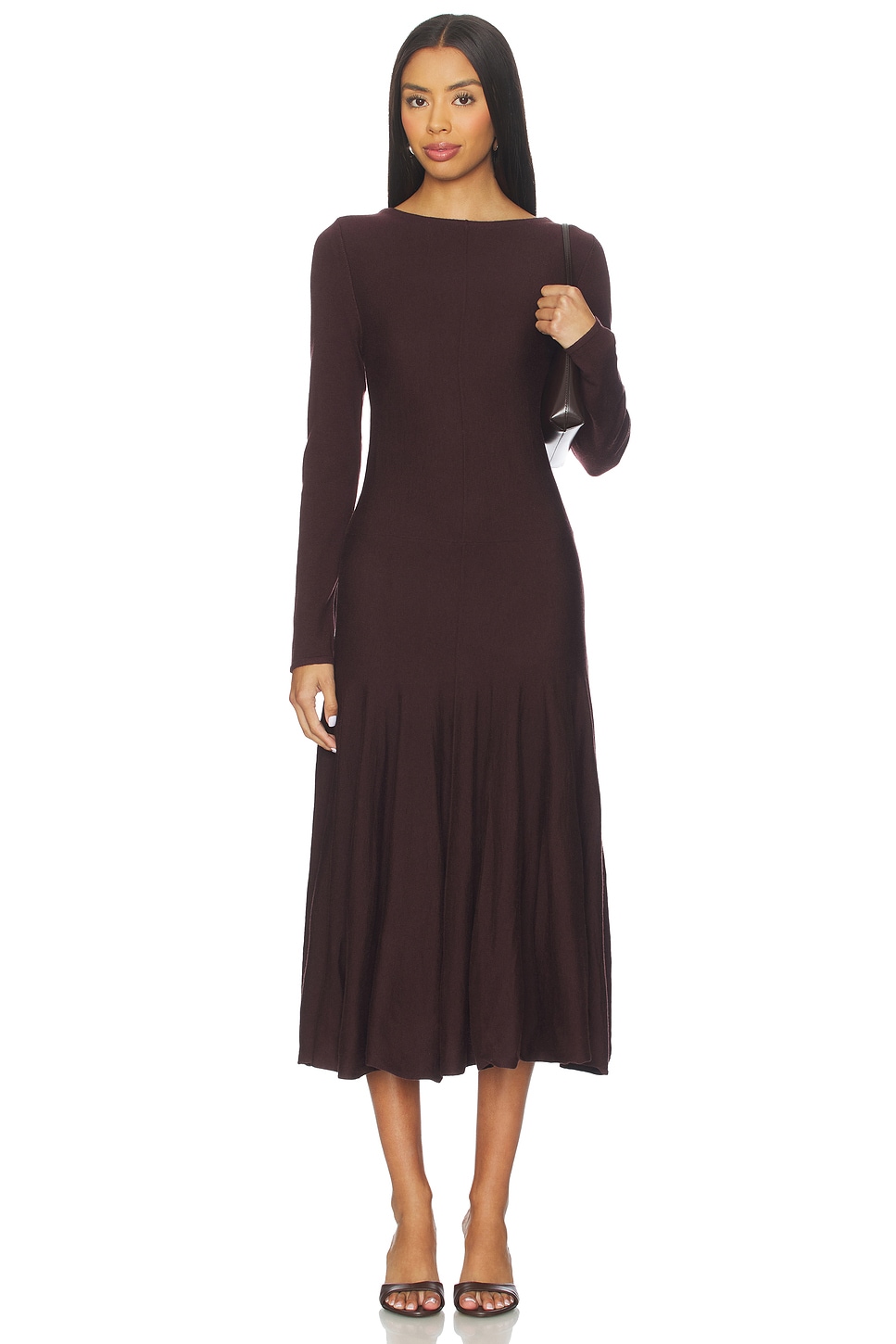ASTR the Label Doreyda Sweater Dress in Eggplant