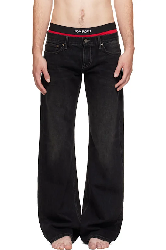 Black Bootcut Jeans