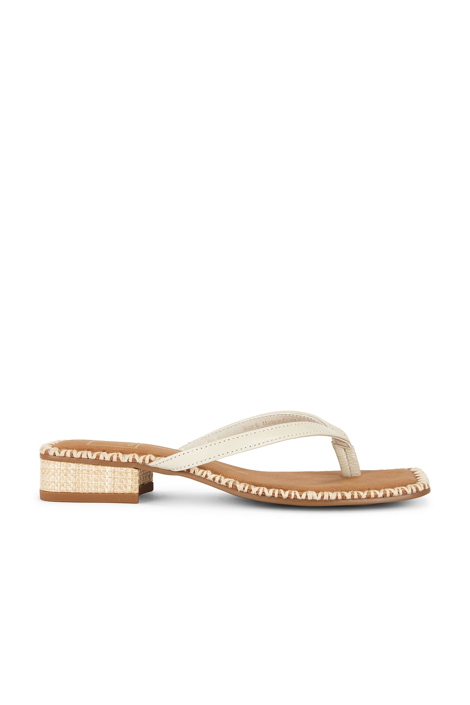 Dolce Vita Barty Thong Sandal in White