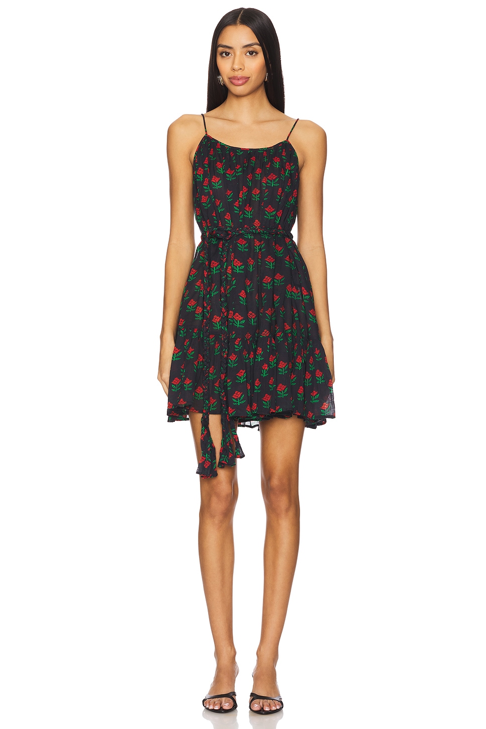 Rhode Nala Dress in Ink Rose Block