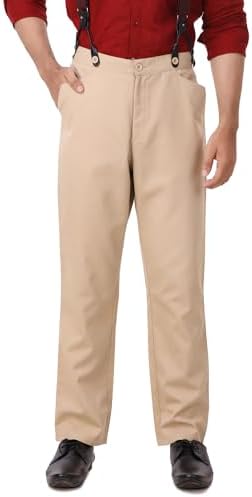 Steampunk Victorian Pants Renaissance Pirate Costume Trousers - Image 2