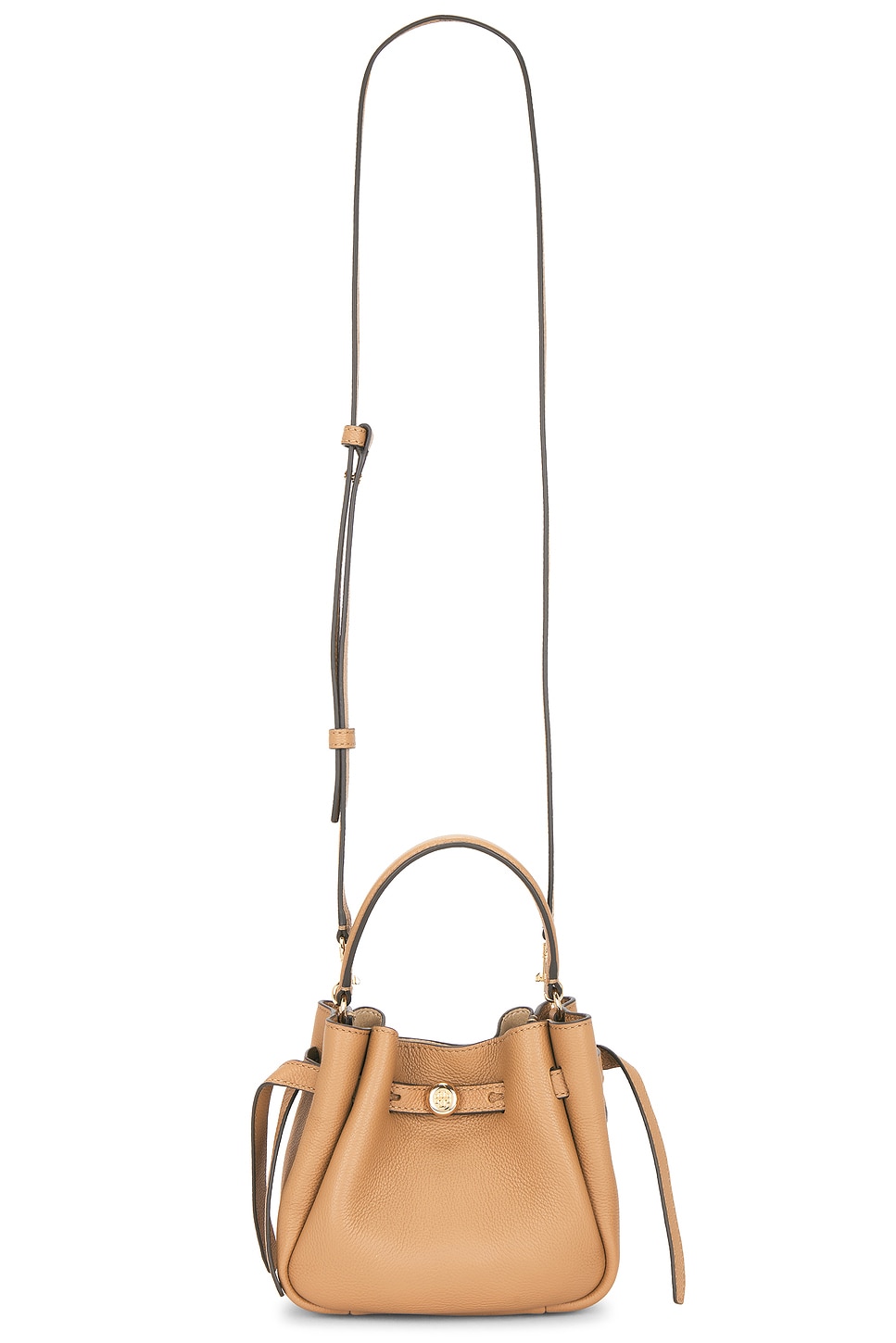 Tory Burch Romy Mini Bucket Bag in Tiramisu