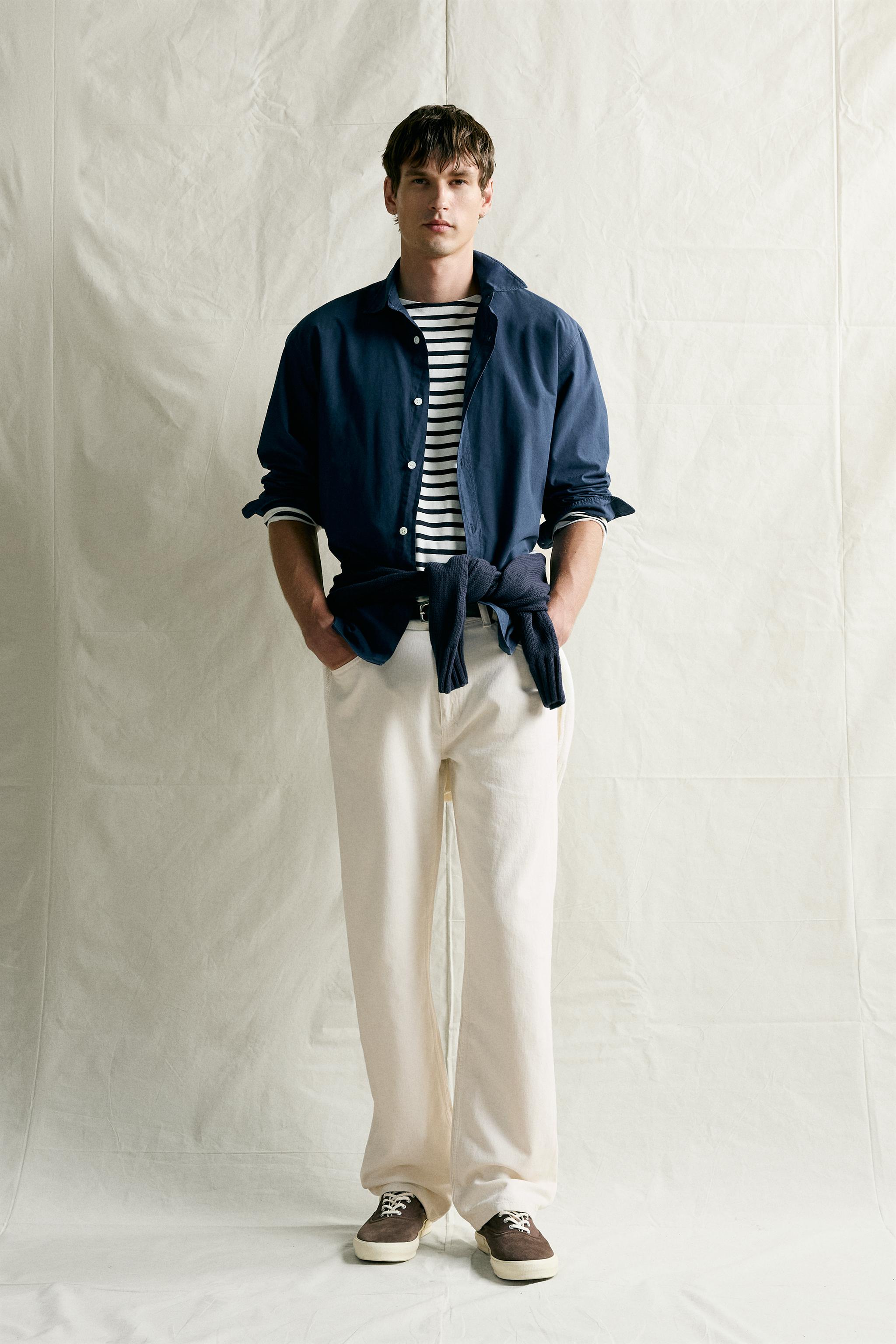 COTTON & HEMP RELAXED STRAIGHT JEANS