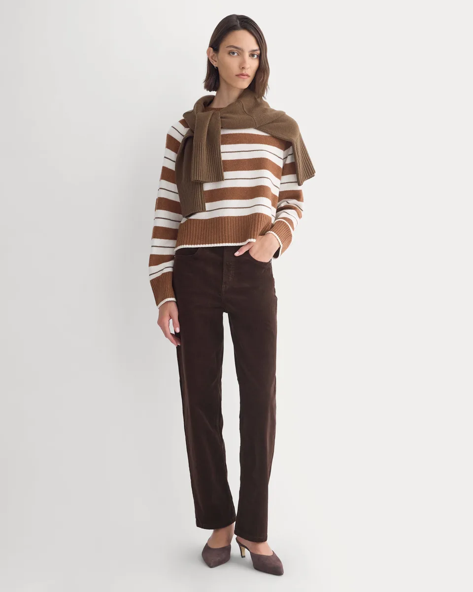 The Way-High® Corduroy Pant | Coffee Bean