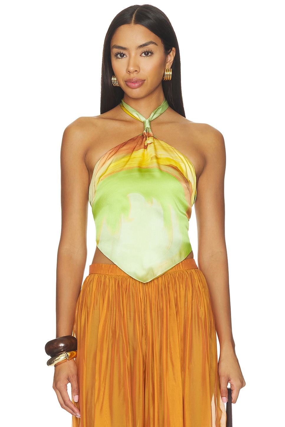 retrofete Jamie Top in Pera Brushstroke