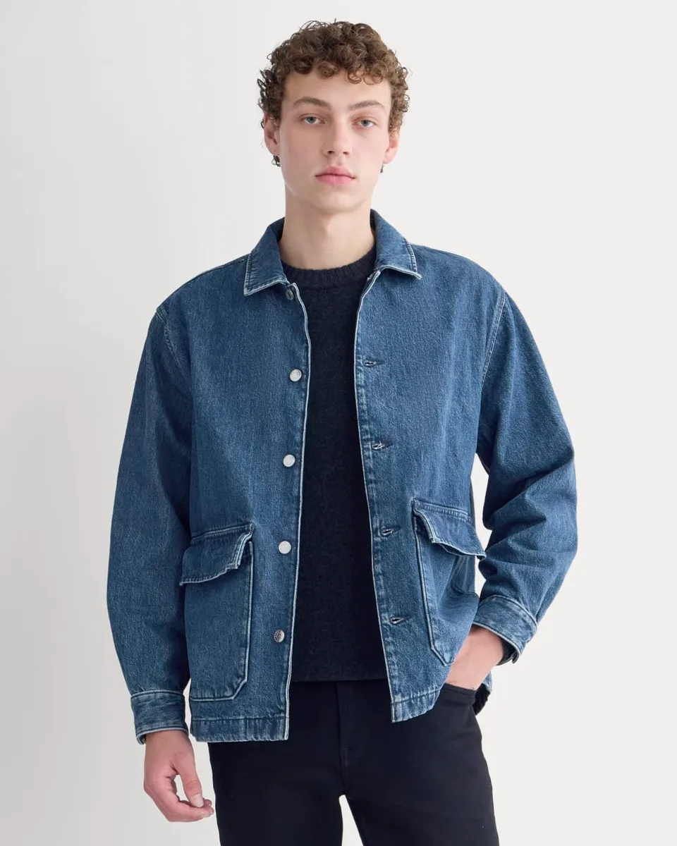 Denim Shacket | Deep Atlantic