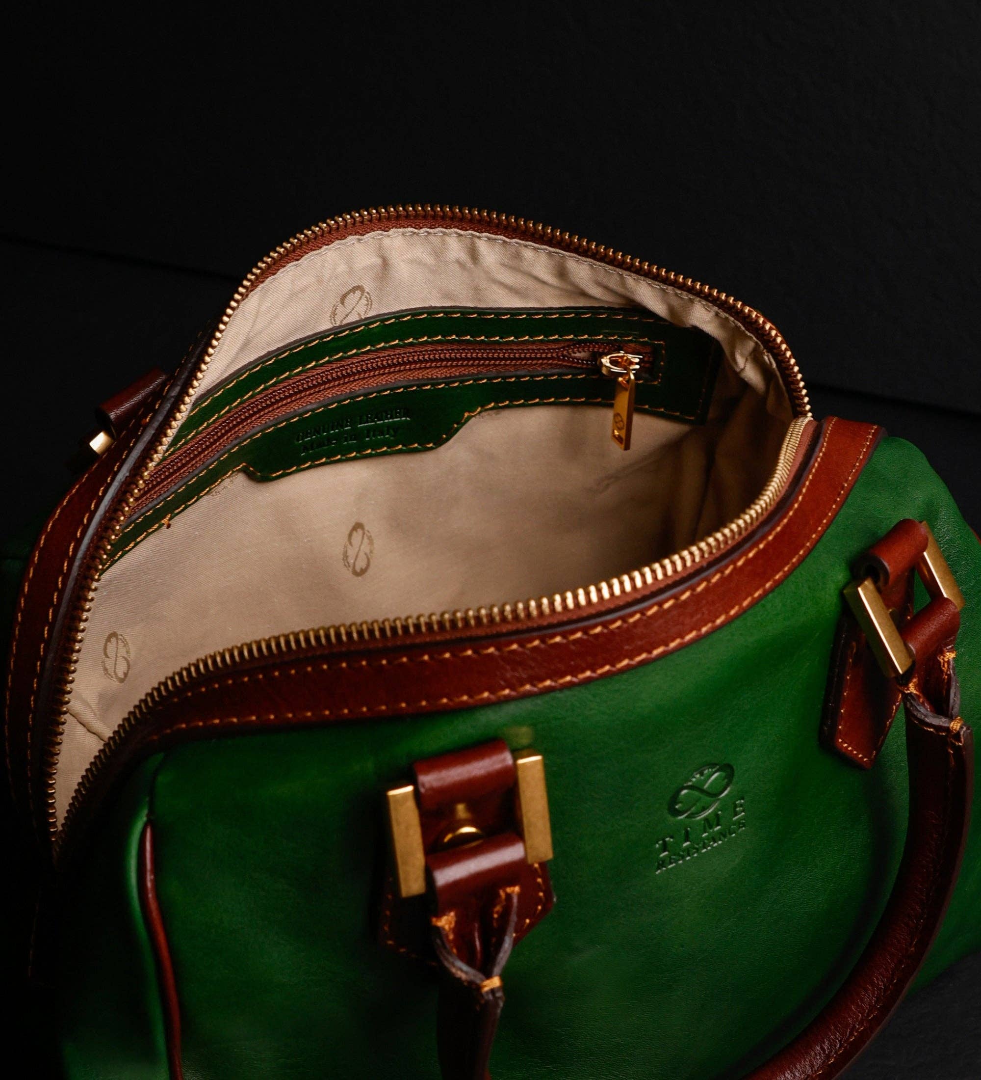 Leather Barrel Bag - Image 19