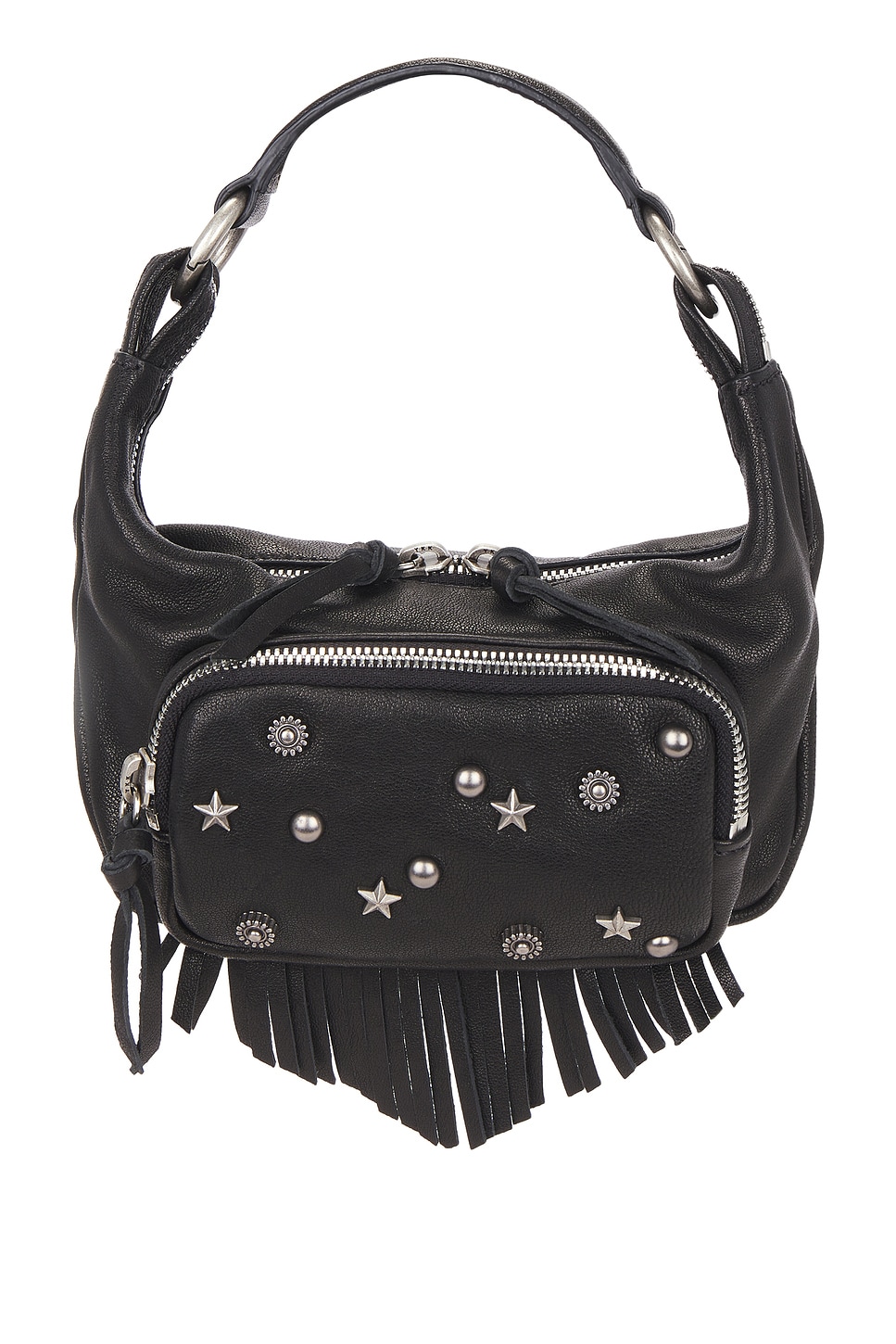 MARGESHERWOOD City Micro Hobo Bag in Black