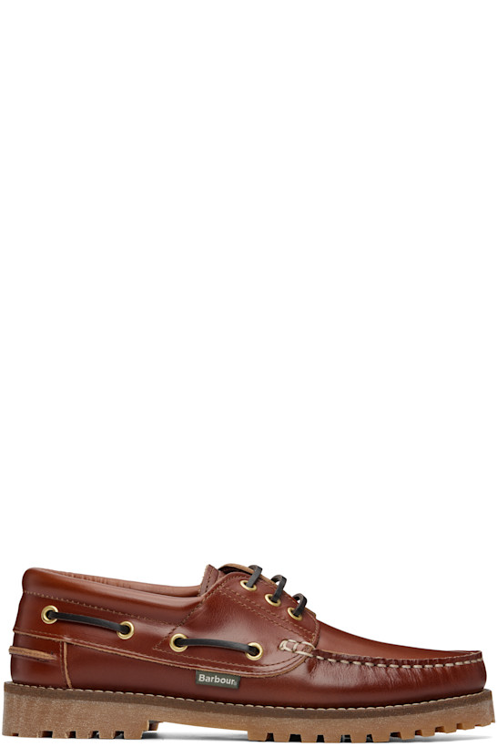Brown Re-Engineered Deck Boat Shoes