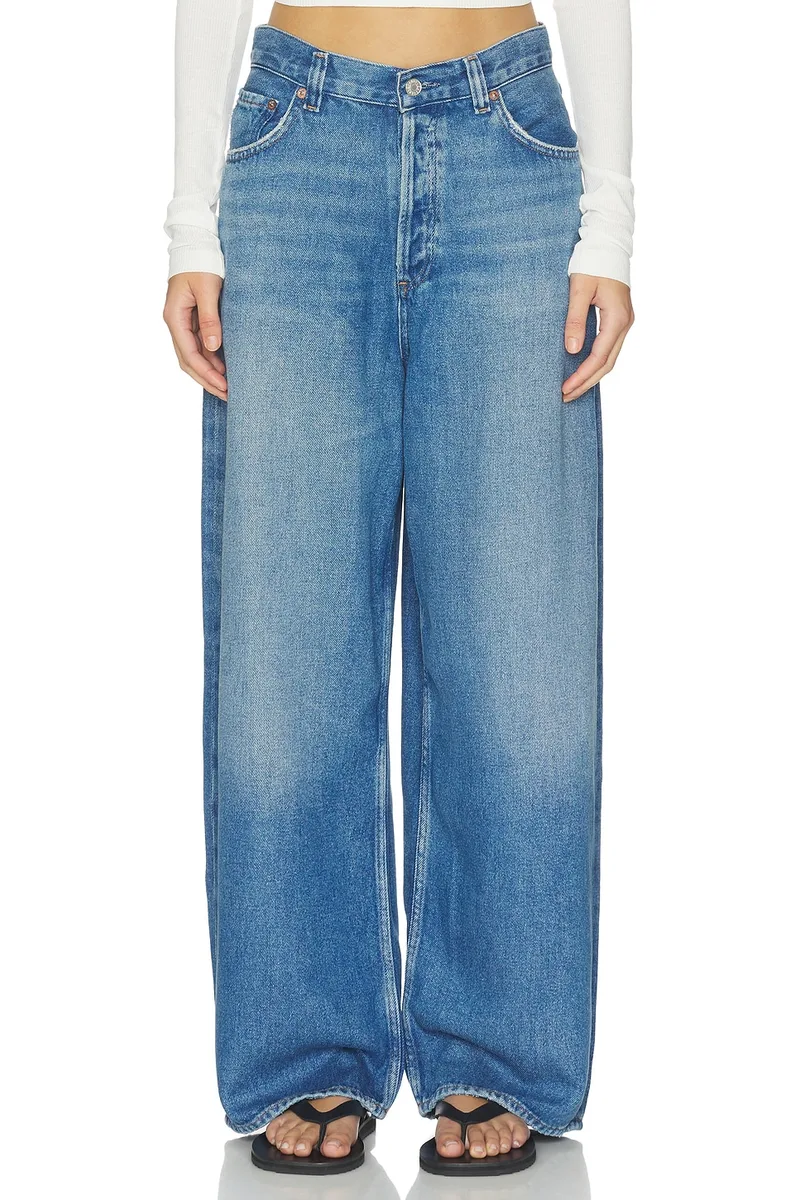 AGOLDE Rounded Baggy Jean in Expression