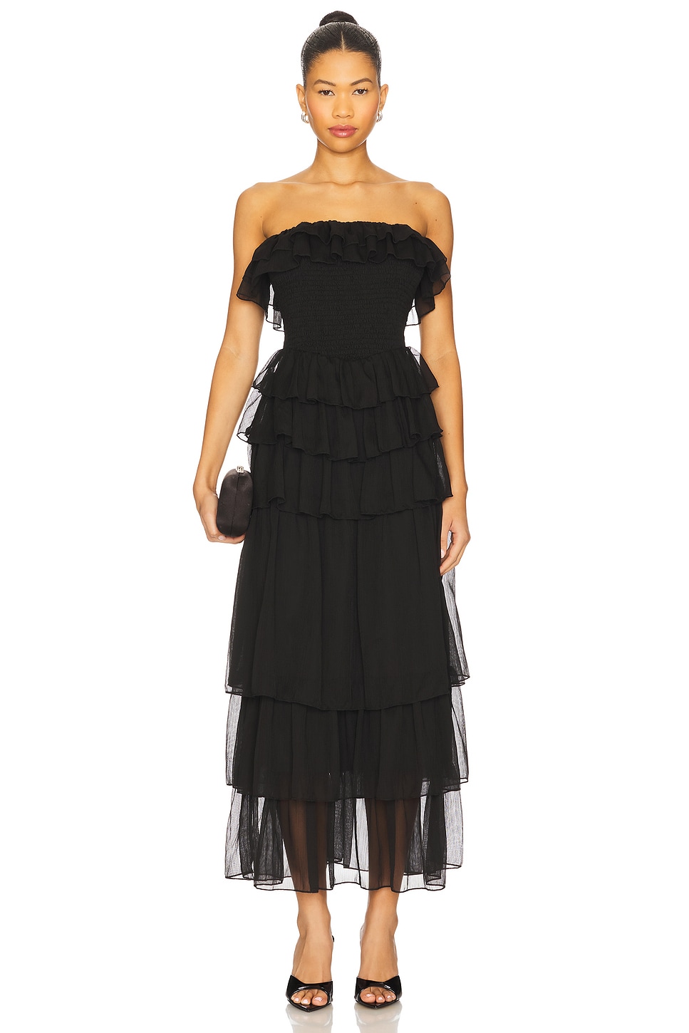 ELLIATT Melissa Maxi Dress in Black