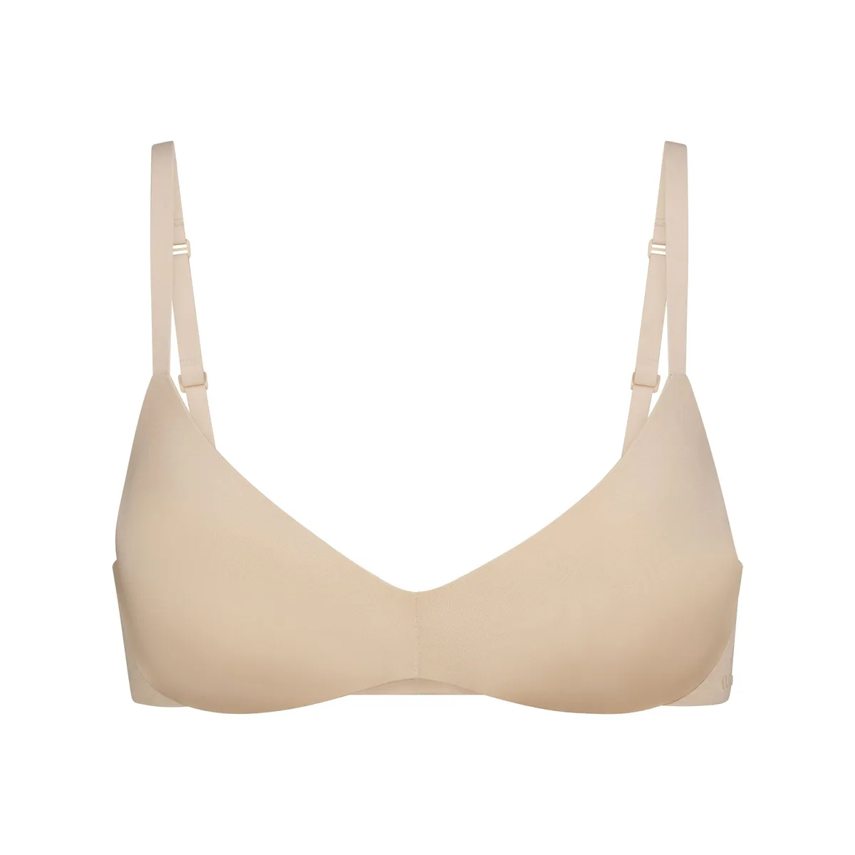 WIRELESS FORM PUSH-UP PLUNGE BRA | SAND