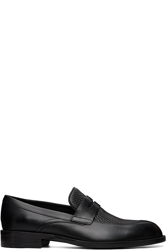 Black Leather Loafers