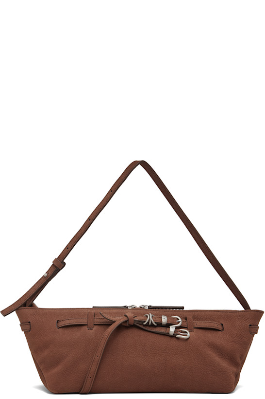 Brown Leather 'Grandma' Used Sling Bag
