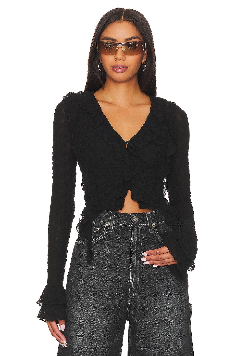 MORE TO COME Lennox Top in Black