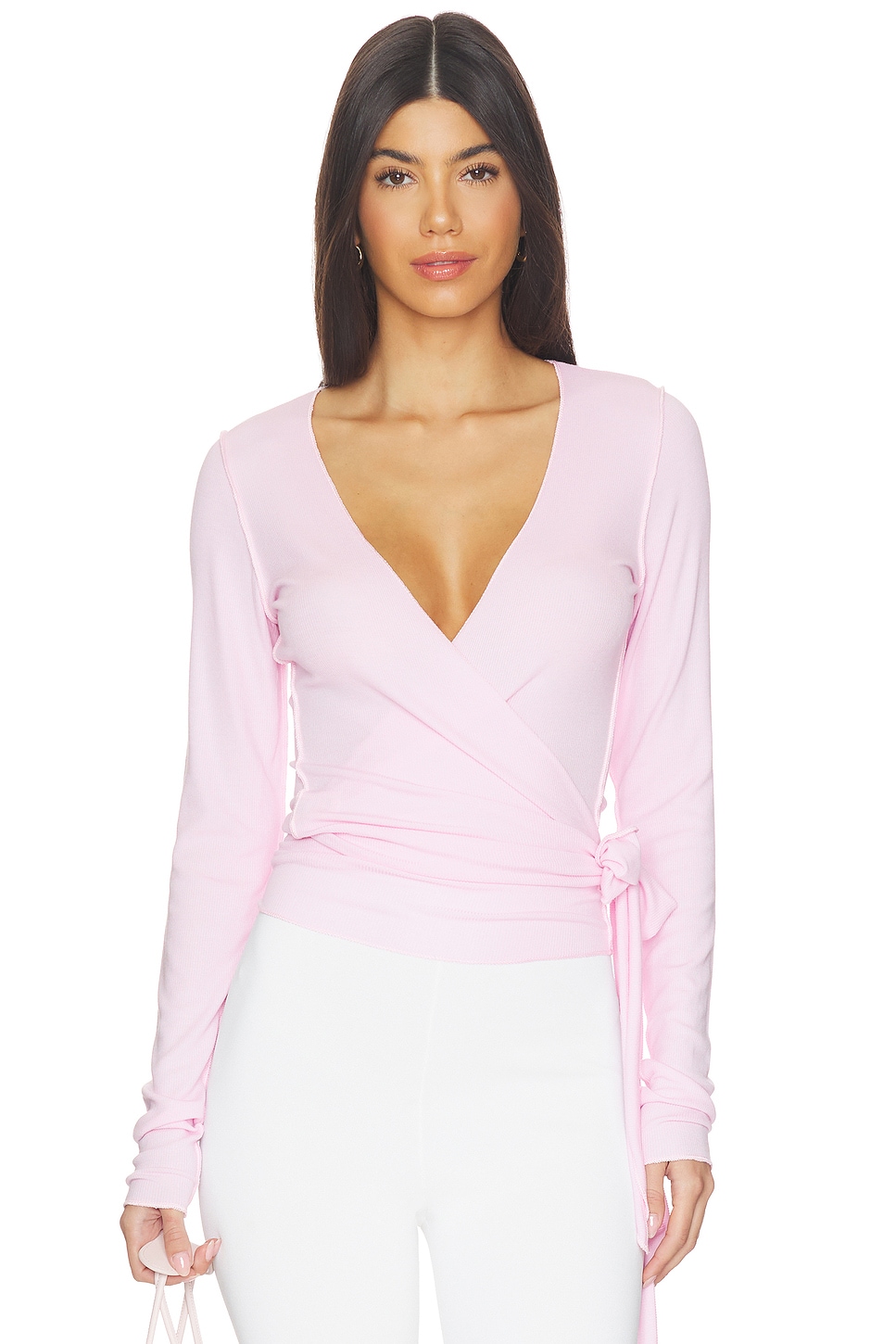 VIR VITA Margot Wrap Top in Blossom