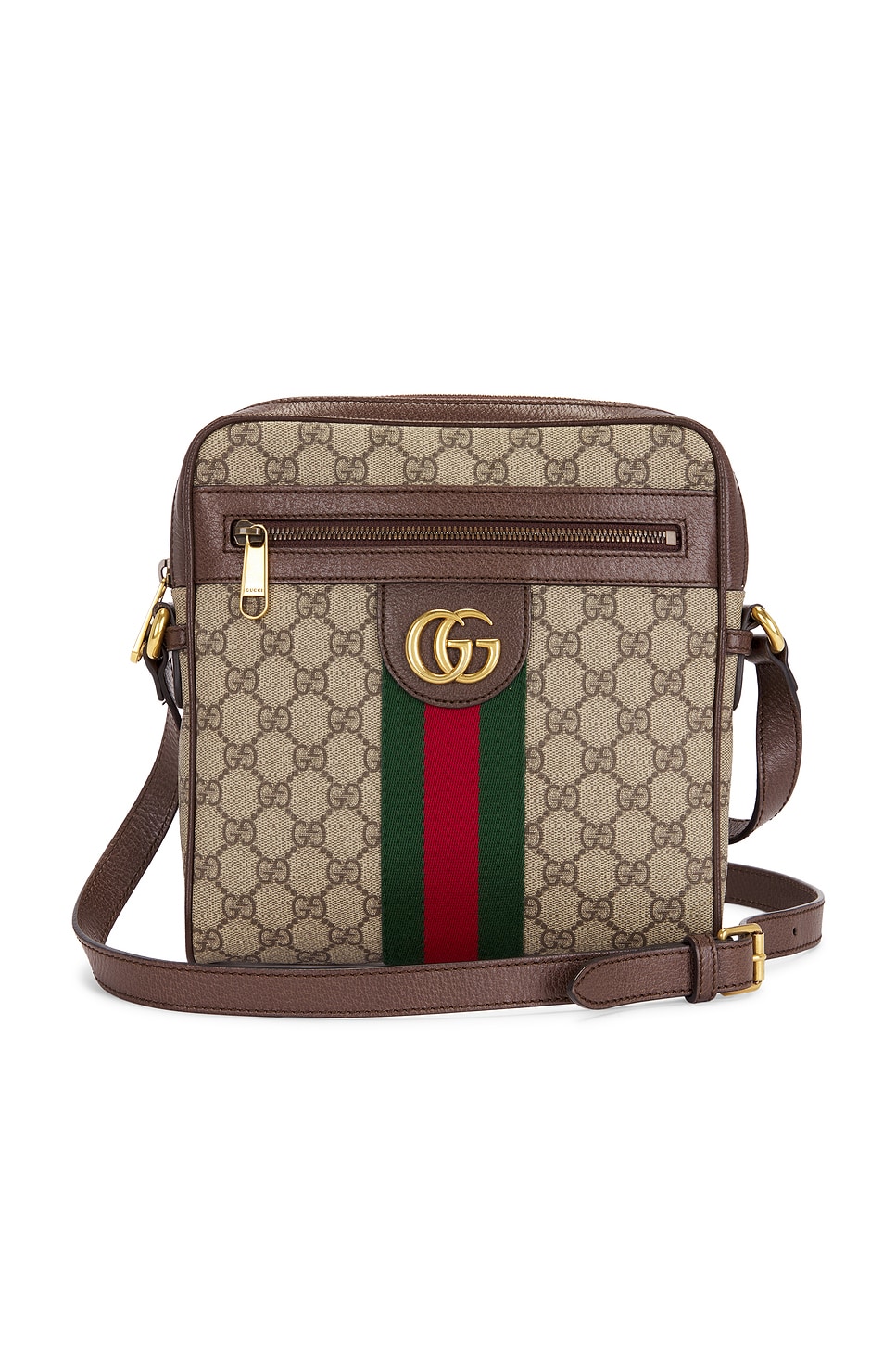 FWRD Renew Gucci Ophidia Shoulder Bag in Beige
