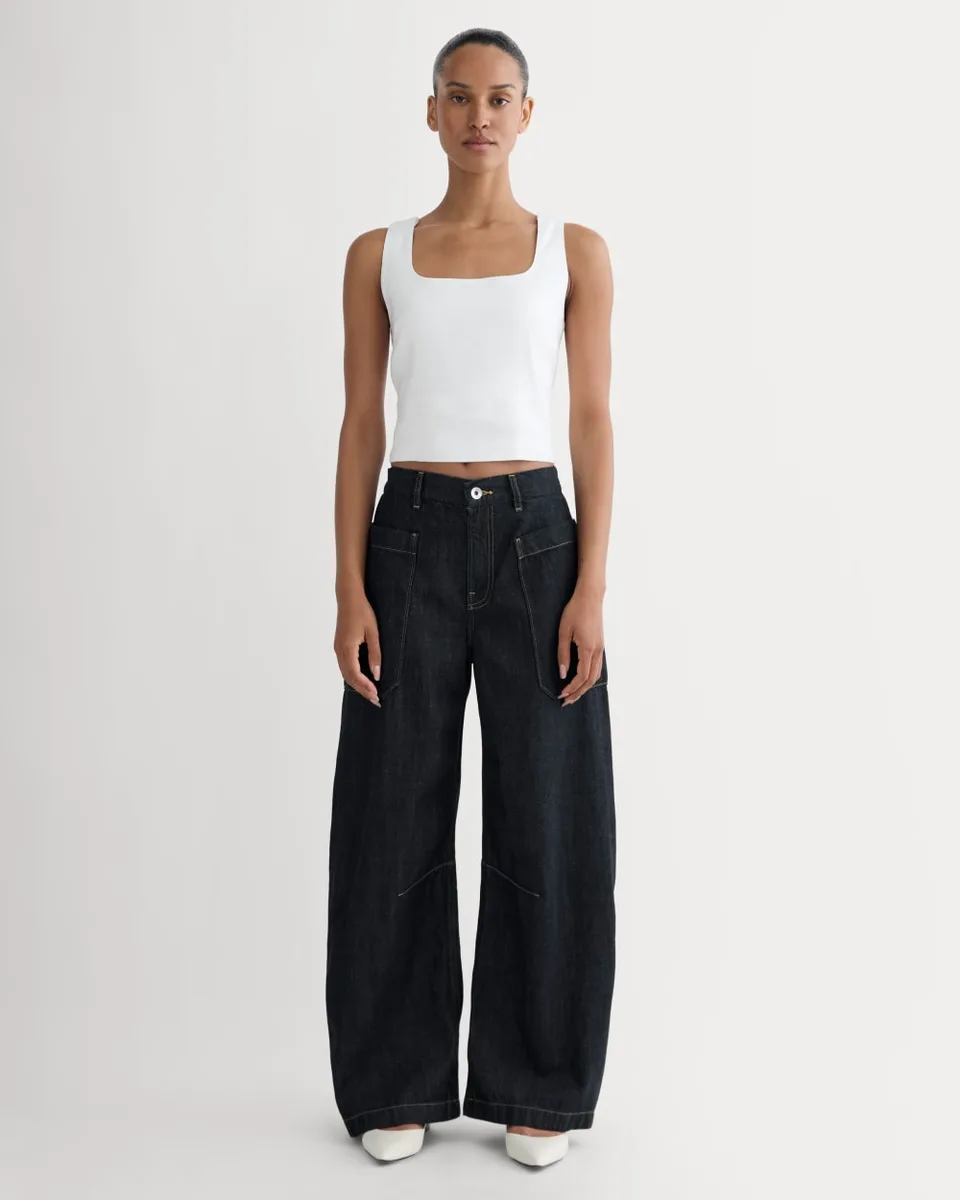 The Gardener Pull-On Jean | Dark Indigo