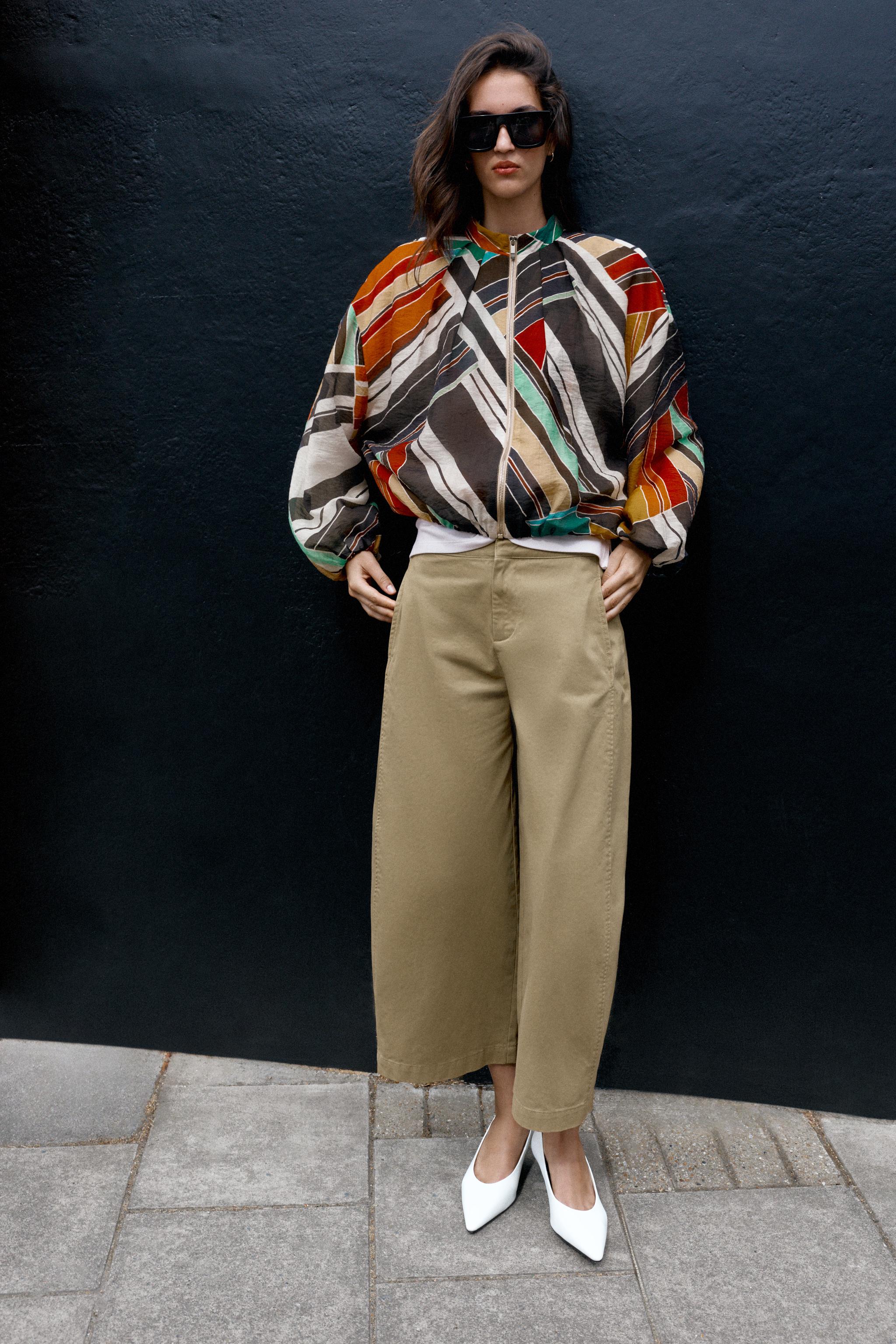 PRINTED BOMBER JACKET
