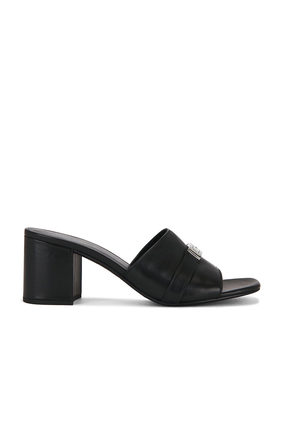 Tory Burch Leelee Heeled Mule in Perfect Black