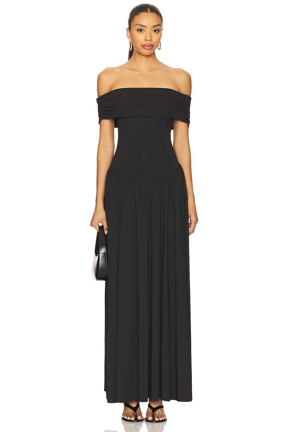 MORE TO COME VESTIDO BRIELLE in Black