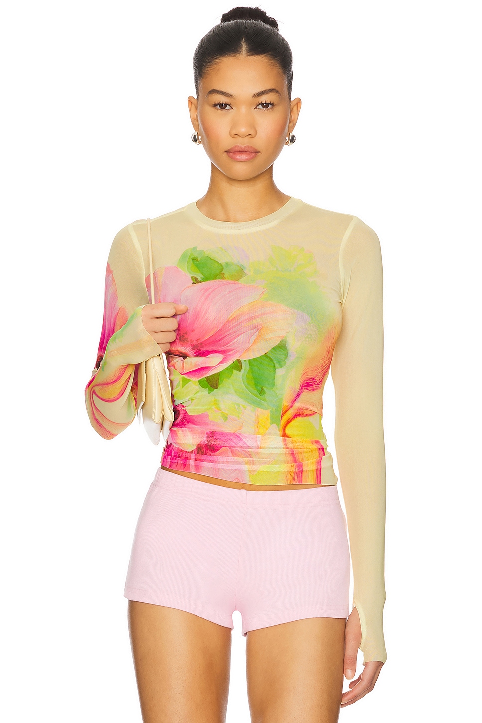 AFRM Kaylee Top in Butter Peony