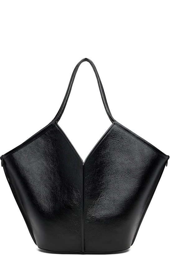 Black Calella Distressed Tote