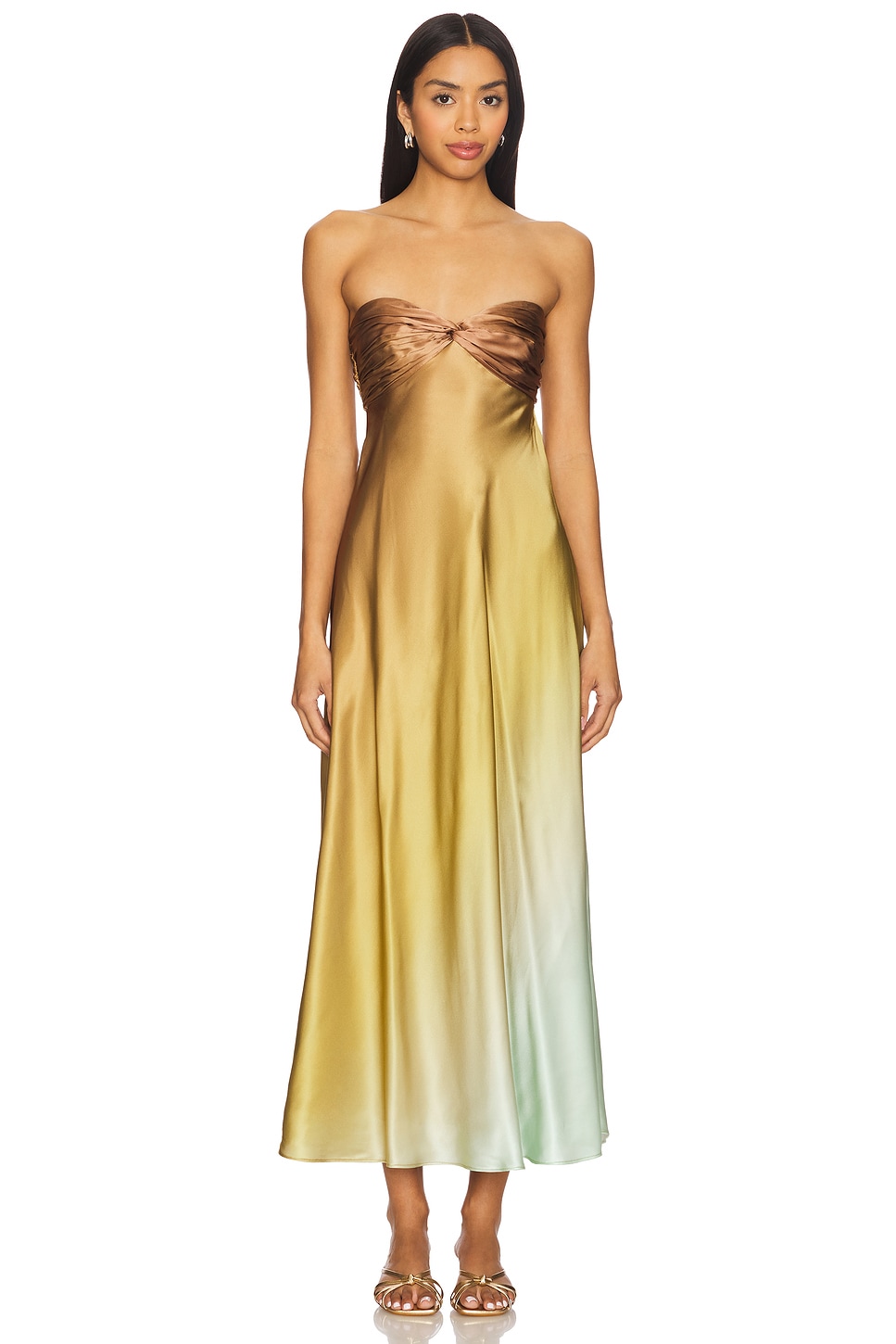 CAMI NYC Aveiro Dress in Oasis Ombre