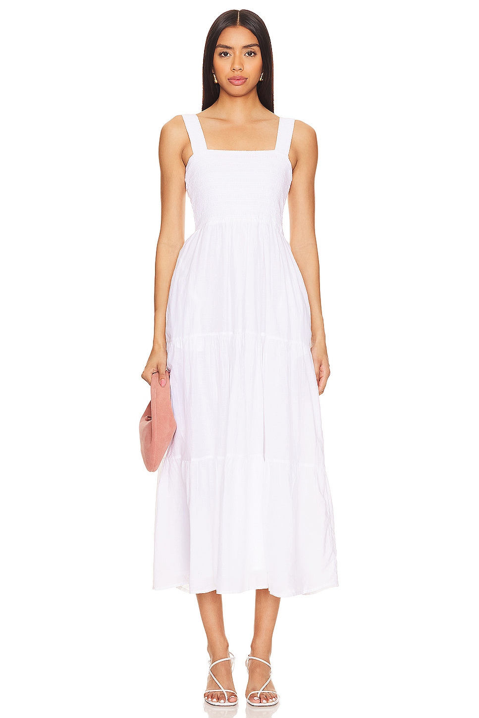 Seafolly Faithful Midi Dress in White