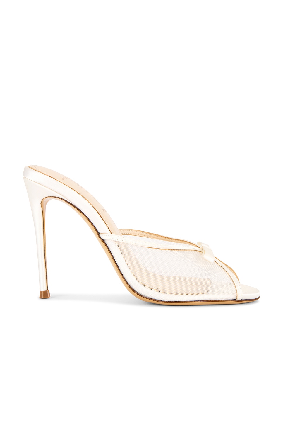 BLACK SUEDE STUDIO Sammie 100 Mule in White
