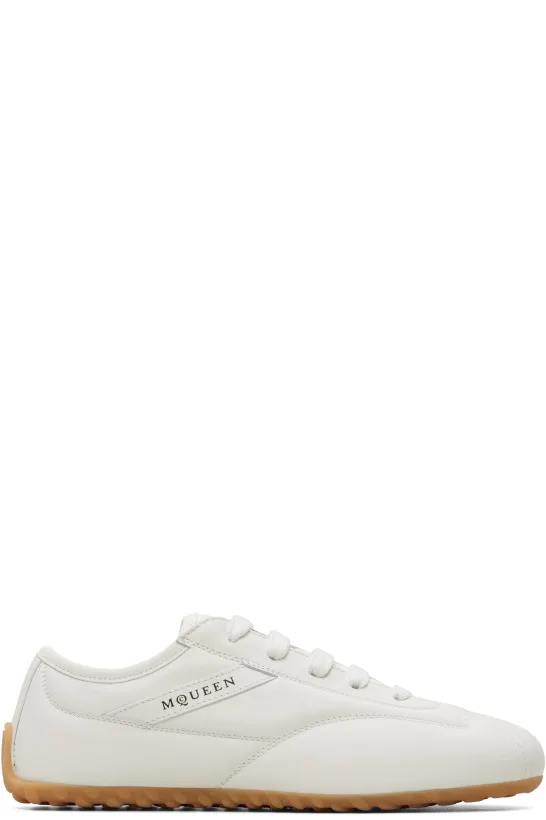 White Padded Sneakers