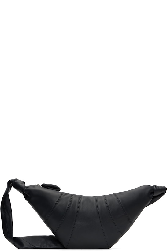 Gray Medium Croissant Bag