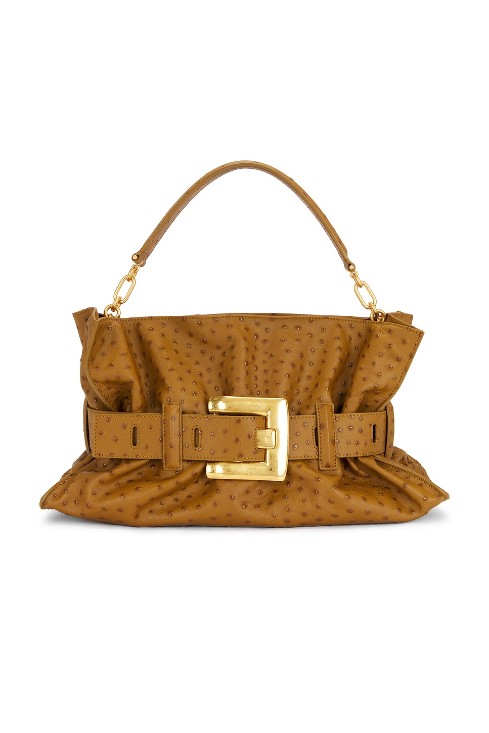 BALMAIN Medium Anthem Bag in Souffre