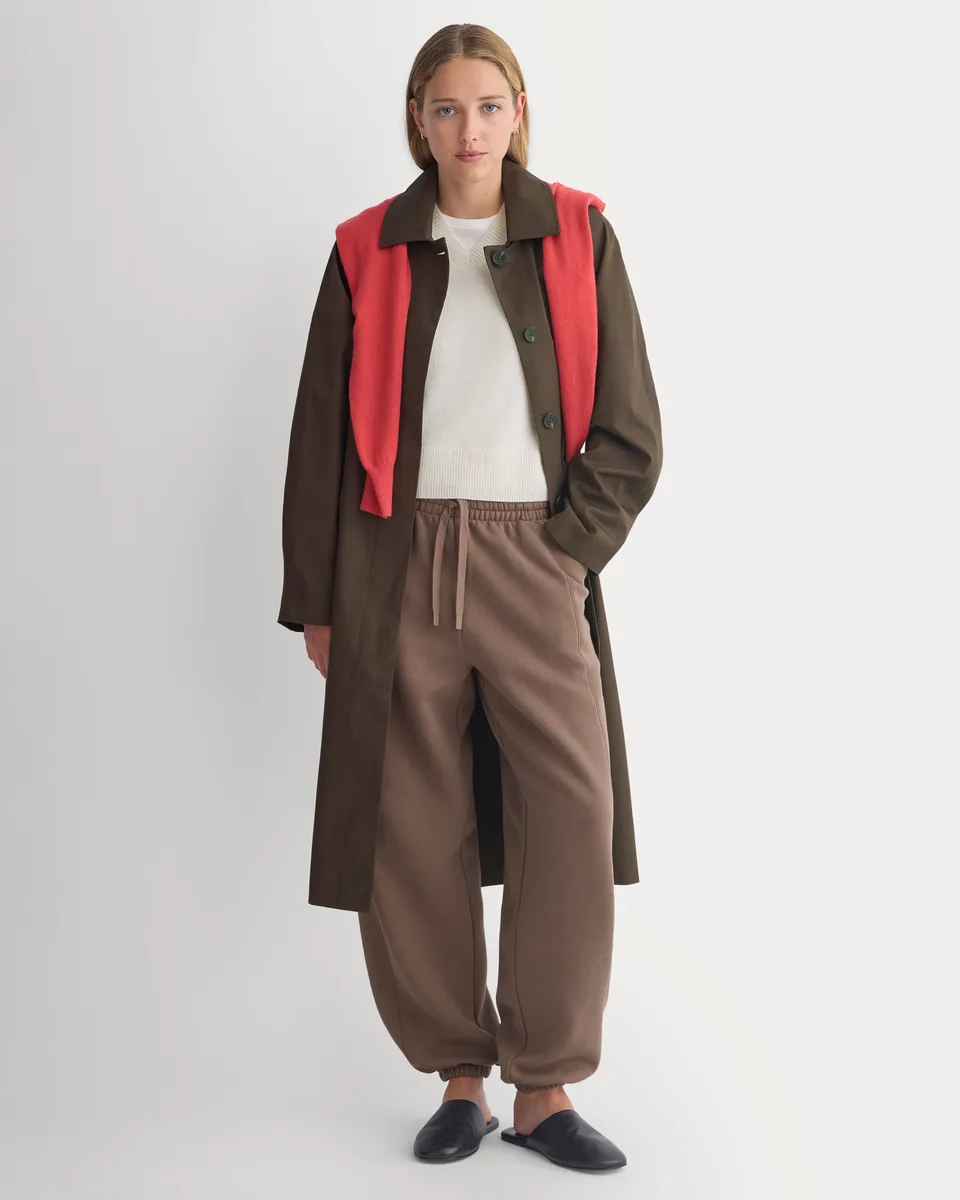 Luxe Fleece Baggy Jogger | Deep Taupe