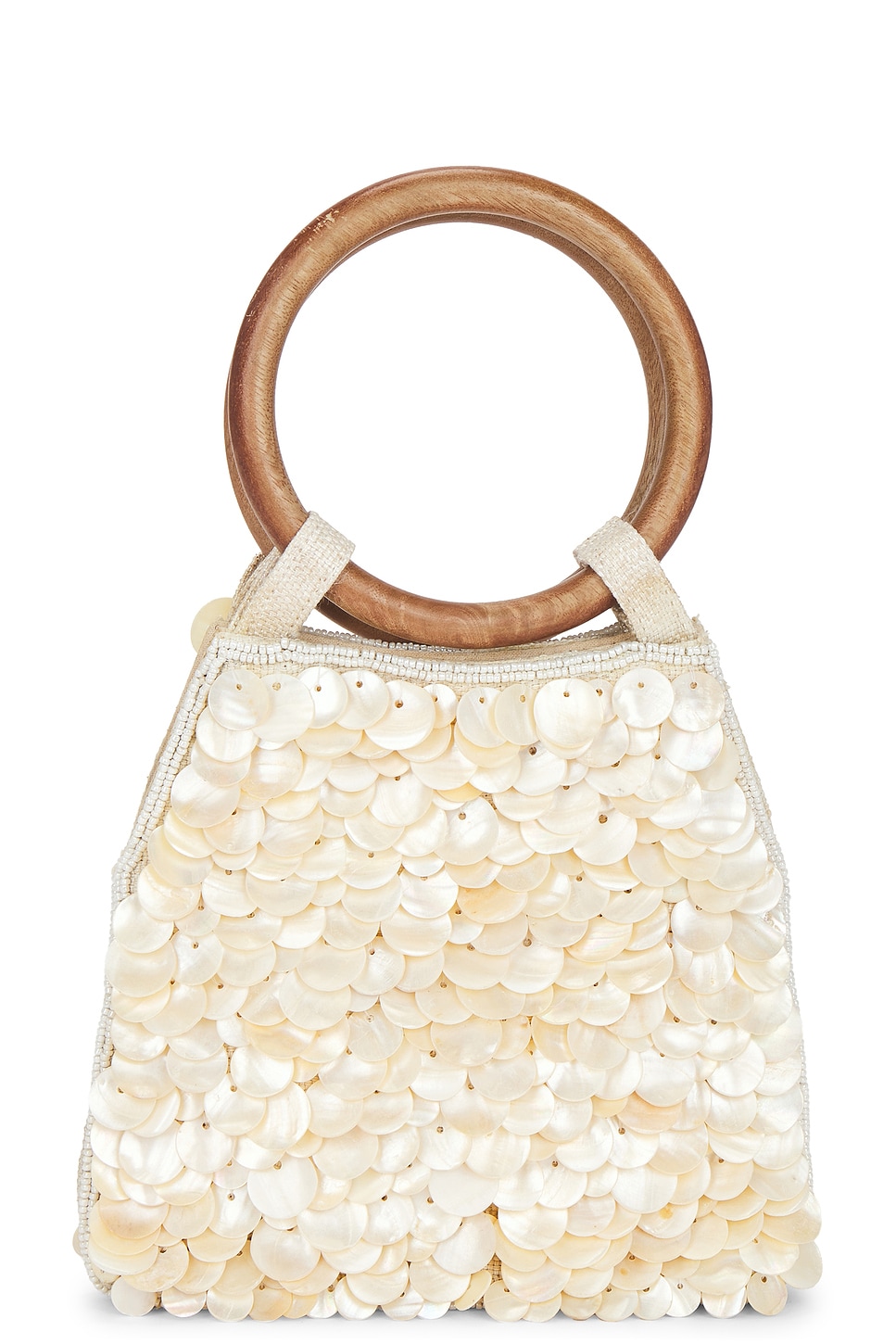 Dolce Vita Beaded Bag in Natural