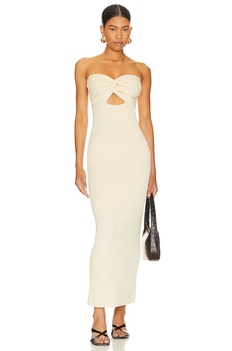 SNDYS Maia Maxi Dress in Sand