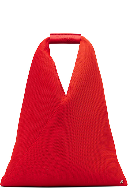 Orange Small Triangle Tote