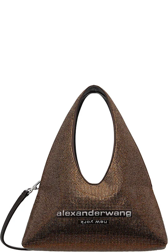 Brown Pike Crystal Mini Bag