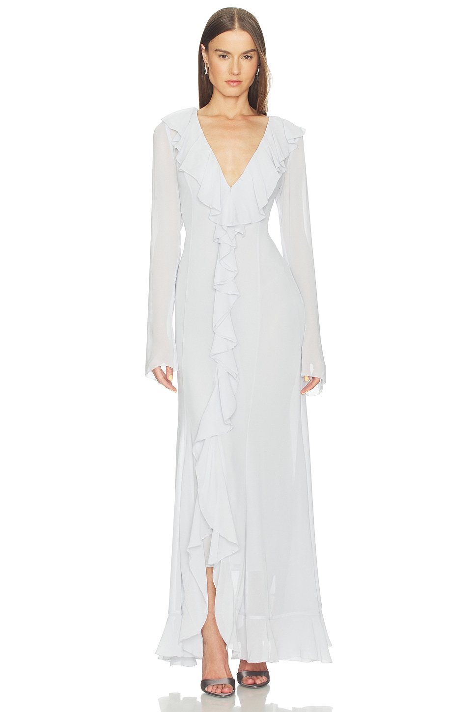 Camila Coelho Lelia Maxi Dress in Ice Blue