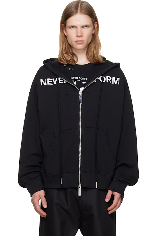 Black 'Never Conform' Hoodie