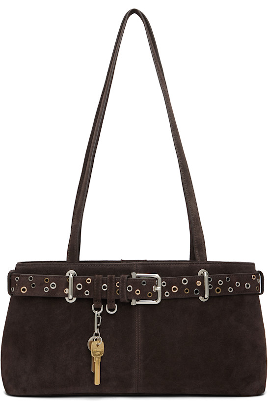 Brown Shoulder Brocle Bag