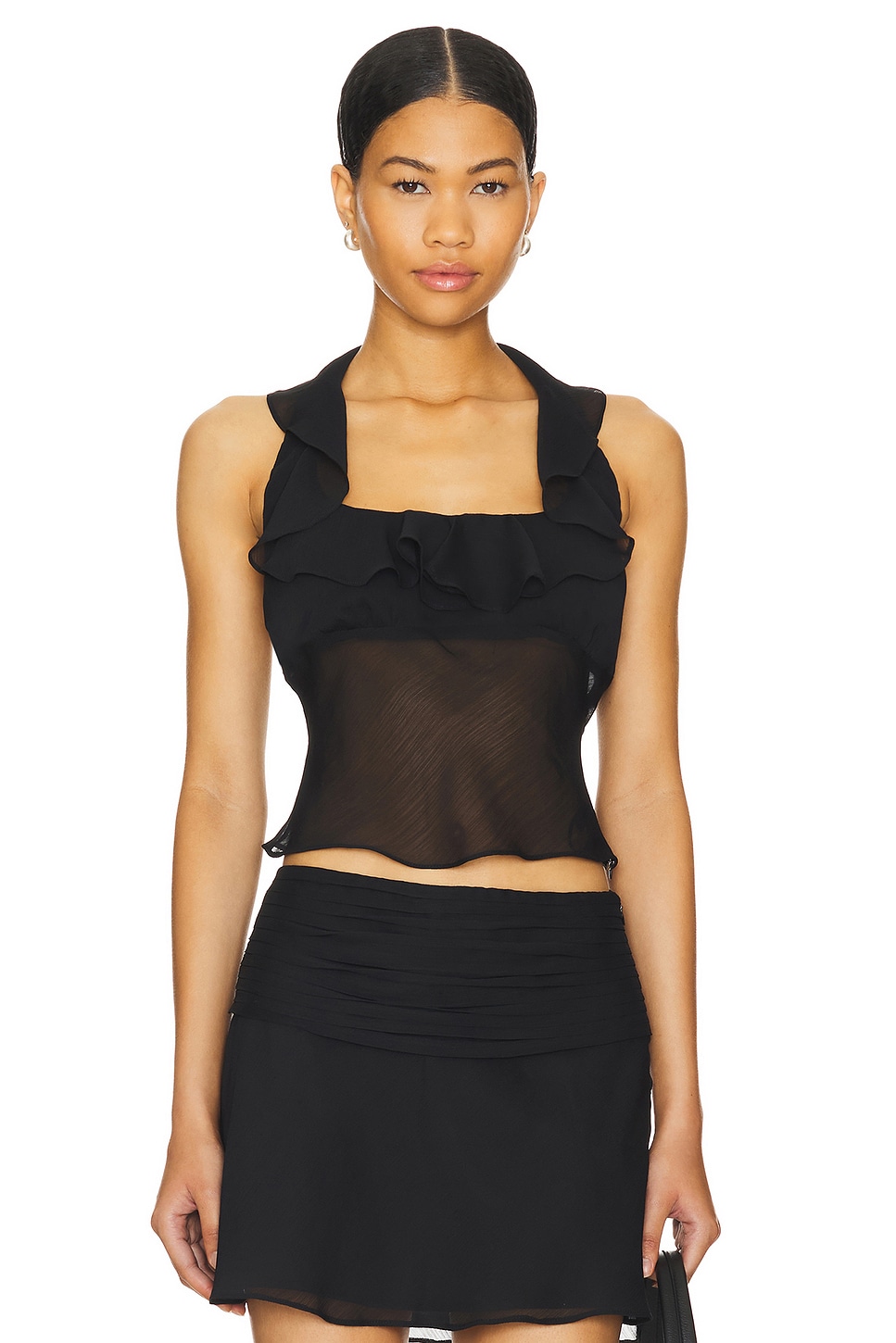 NIA Verbena Top in Black