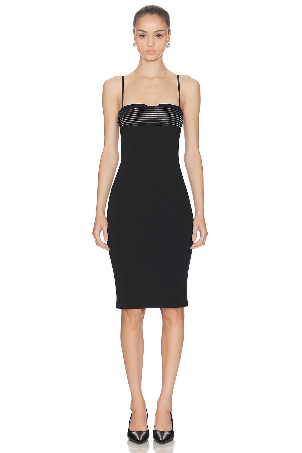 HAELO Brace Bra Dress in Black