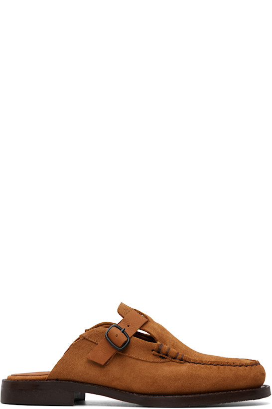 Tan Barraca Suede Vibram Loafers