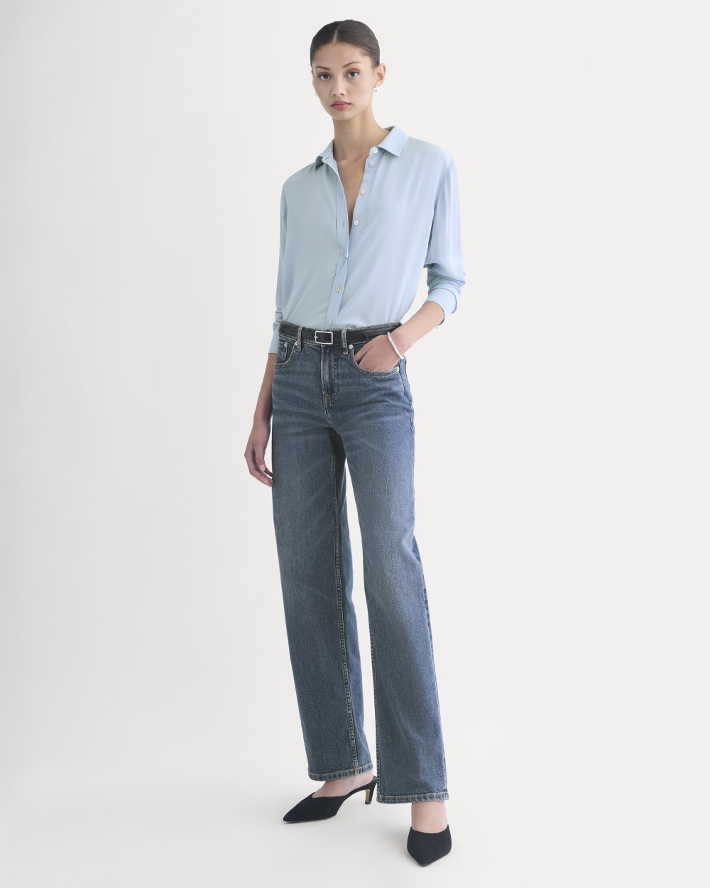 The Column Jean | Ocean | 31" Inseam