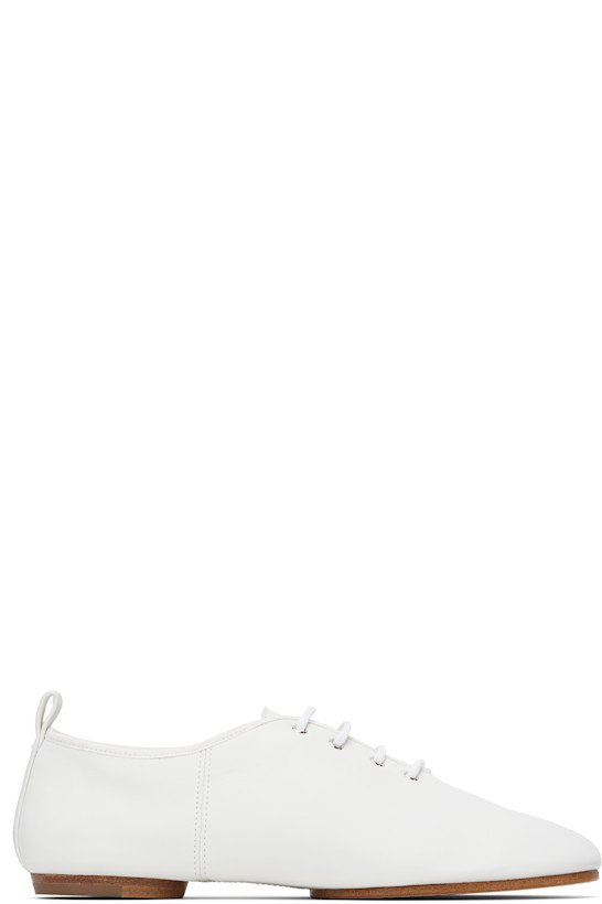 White Tabi Jazz Lace-up Derbys