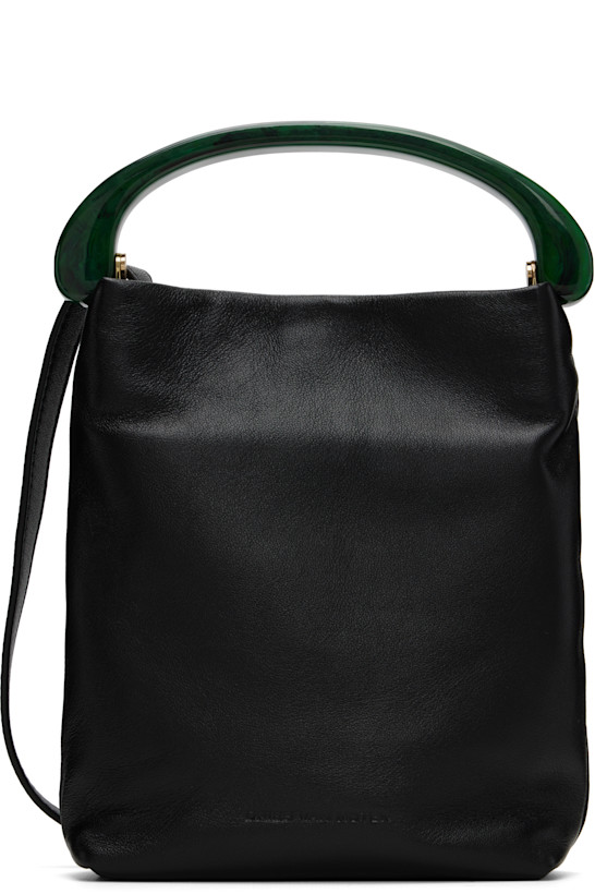 Black Chrome Lamb Leather Small Bag