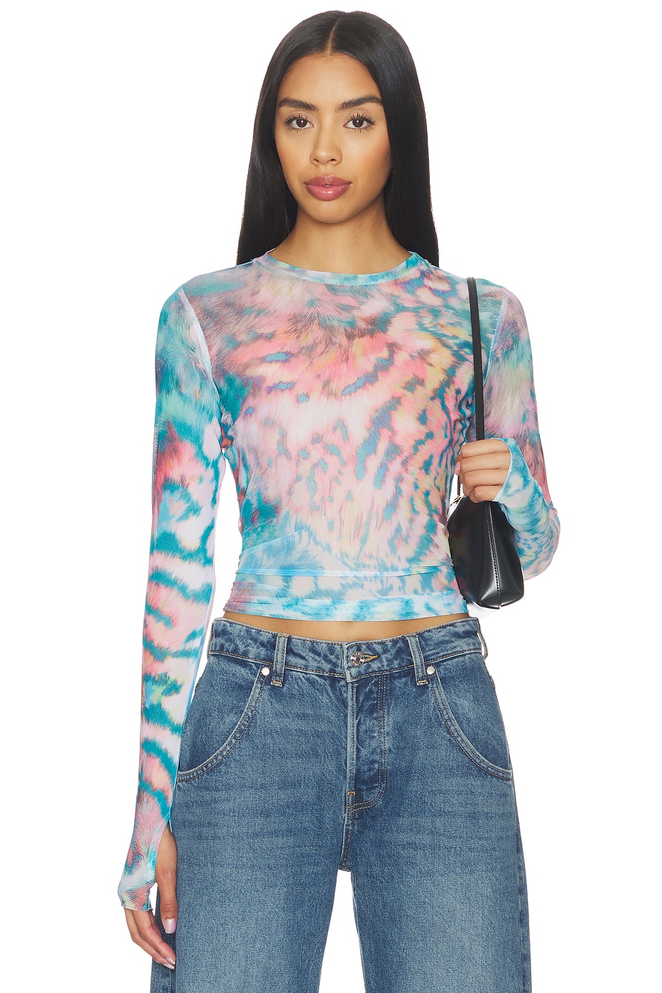 AFRM Kaylee Top in Pastel Animal