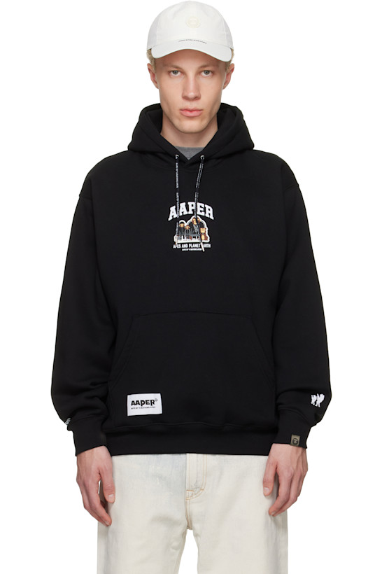 Black 'AAPER' Hoodie